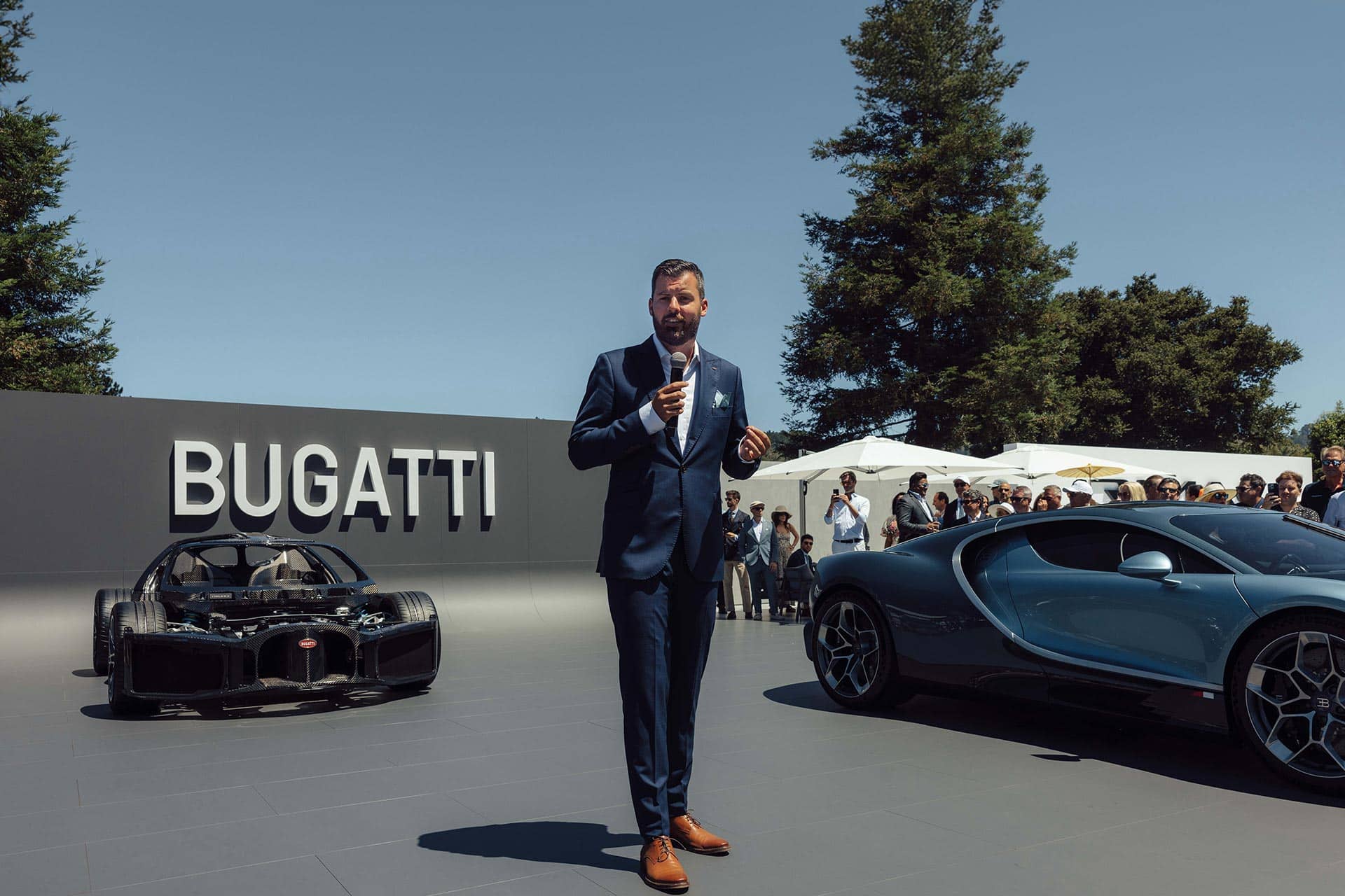 Bugatti auf der Monterey Car Week